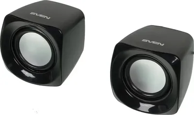 Акустическая система 2.0 SVEN 120 черный (5Вт, питание от USB/от сети) (SV-013493)