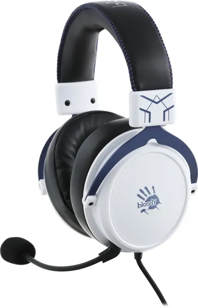 Гарнитура A4Tech M590I SPORTS NAVY, мониторные, USB, оголовье