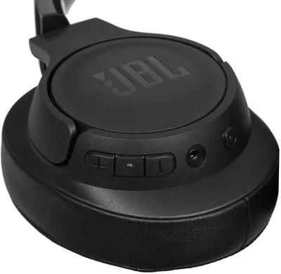Беспроводные/проводные наушники JBL Tune 720BT черный, полноразмерные, Bluetooth + проводной, быстрая зарядка