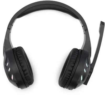 Гарнитура Oklick HS-L420G чёрный, беспроводная + проводная, Bluetooth, до 30 ч, подсветка