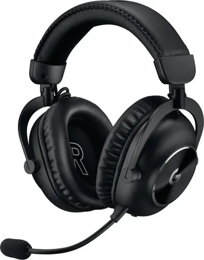 Гарнитура беспроводная Logitech G Pro X 2 Lightspeed, Bluetooth/Радио/3.5 мм, мониторные, черный, 981-001265