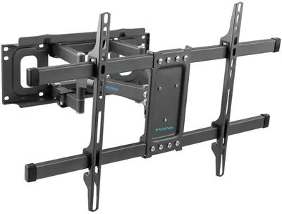 Kromax CORBEL-8 grey titan { 32"-75";  Максимальная нагрузка: 55 кг;  VESA: 200x200, 200х300, 200х400, 300х200, 300х300, 300х400, 400х200, 400х300, 400х400, 600х400 мм;  Наклон: +5°-12°Поворот: ±90}