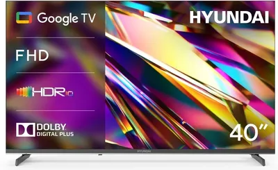 Телевизор Hyundai H-LED40BS5011, 40", FULL HD, Smart TV, Google TV