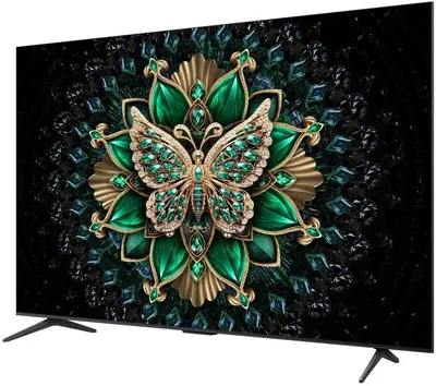 Телевизор LED TCL 65" 65C6K QD-Mini LED Frameless черный 4K Ultra HD 144Hz MEMC DVB-T DVB-T2 DVB-C DVB-S DVB-S2 USB WiFi Smart TV