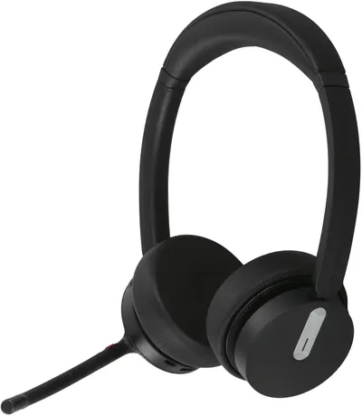 Гарнитура беспроводная Yealink BH70, Bluetooth/USB-A (двойная связь), накладные, черный, BH70 Dual UC USB-A