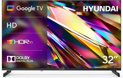 Телевизор Hyundai H-LED32BS5011, 32" LED, Google TV, HD, черный