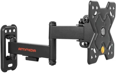 90716 Кронштейн для ТВ ARM MEDIA MARS-6 black (max VESA 100x100 мм., настенный, наклонно-поворотный, max  25 кг) (90716)
