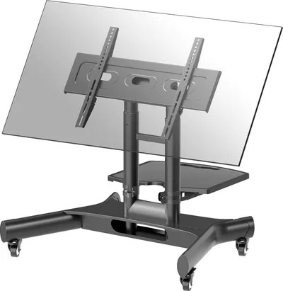 ONKRON Стойка для телевизора TS1350 черный 32"-70" макс.45кг напольный мобильный