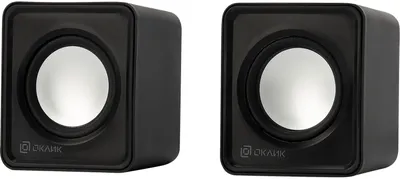 Колонки OKLICK OK-331 Black (2x3W, питание  от USB) <440404>