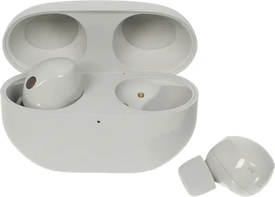 Наушники TWS Sony WF-1000XM5 серебристый, внутриканальные, Bluetooth, активное шумоподавление, беспроводная зарядка, до 8 ч