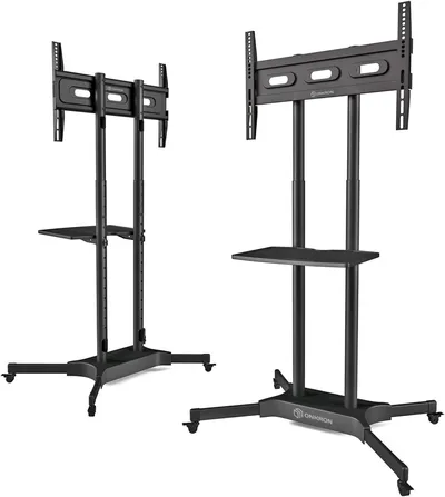 ONKRON Подставка для телевизора TS1351 черный 32"-65" макс.50кг напольный мобильный