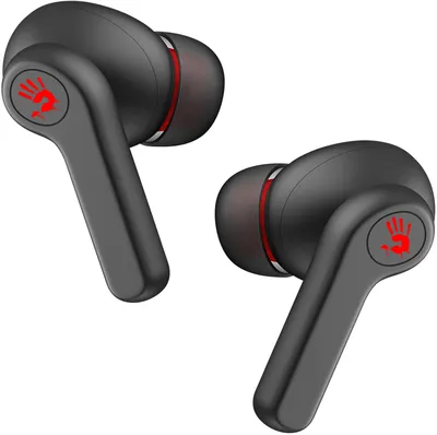Гарнитура внутриканальные A4Tech Bloody M30 черный/красный беспроводные bluetooth в ушной раковине (M30 (BLACK+RED))