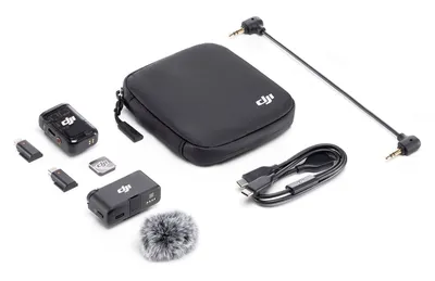 Микрофон DJI, Mic 2 (1 TX + 1 RX), 2.4 ГГц, 250м