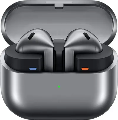 (SM-R530NZAACIS) Гарнитура вкладыши Samsung Galaxy Buds 3 серебристый беспроводные bluetooth  в ушной раковине