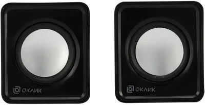 Акустическая система Oklick OK-331, 2×3W, USB, черный