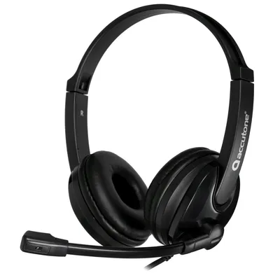 Гарнитура Accutone ZE-UB101, USB, накладные, с микрофоном