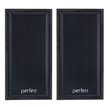 Perfeo колонки "Cabinet" 2.0, мощность 2х3 Вт (RMS), чёрн дерево, USB (PF-84-BK)