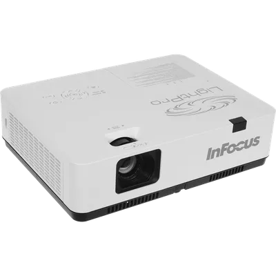 Проектор INFOCUS IN1036 3LCD, 5000 lm, WXGA, 1.371.65:1, 50000:1, (Full 3D), 16W, 2хHDMI 1.4b, VGA in, CompositeIN, 3,5 audio IN, RCAx2 IN, USB-A, VGA out, 3,5 audio OUT, RS232, Mini USB B serv, RJ45, 3,3 кг