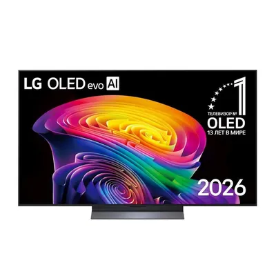 Телевизор LG OLED48C6RLA.ARU, 48", OLED, 4K, 120Hz, Smart TV