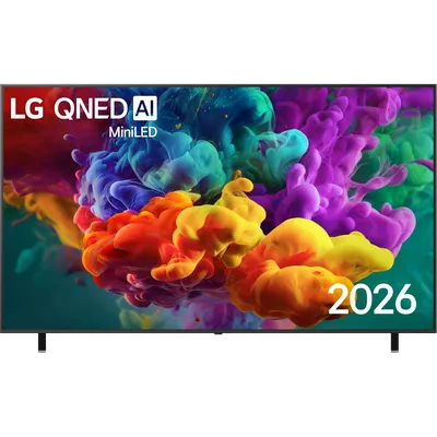 Телевизор ЖК 86'' LG/ 85", Ultra HD, QNED MiniLED, Dynamic QNED Color, Edge Led,  Precision Dimming Pro, AI Picture Pro, Smart TV (WebOS 26), Wi-Fi 5, DVB-T2/C/S2, MR, 120Hz Native (VRR 144Hz), 2.0ch (20W), 4хHDMI, 2хUSB, 2 Pole, черный графит, 2026