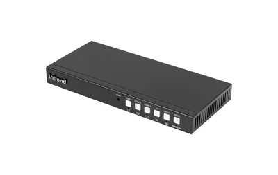 Презентационный коммутатор Intrend [ITSFM-5x1HDC] 5x1, 3-HDMI,1-DP, 1-Type C, бесподрывный, с поддержкой многооконного режима, выход HDBT