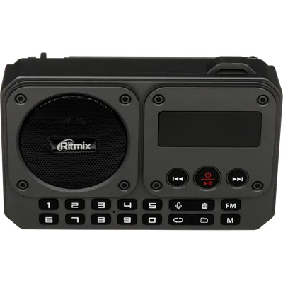 Радиоприёмник Ritmix 4610121108446, RPR-010, темно-серый