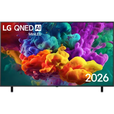 Телевизор ЖК 75'' LG/ 75", Ultra HD, QNED MiniLED, Dynamic QNED Color, Edge Led,  Precision Dimming Pro, AI Picture Pro, Smart TV (WebOS 26), Wi-Fi 5, DVB-T2/C/S2, MR, 120Hz Native (VRR 144Hz), 2.0ch (20W), 4хHDMI, 2хUSB, 2 Pole, черный графит, 2026