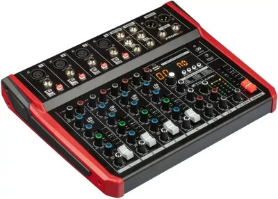 Микшерный пульт PROEL PLAYMIX8, 8-канальный, DSP 24бит/48кГц, Bluetooth, USB