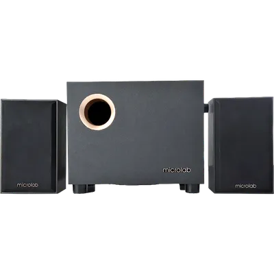 Акустическая система/ Колонки Microlab M-105BT (2.1; 2,5 Вт х 2 + 5 Вт , Выход 2RCA, Вход Bluetooth, 3,5 stereo)