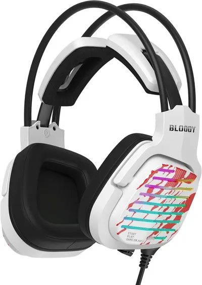 Наушники A4Tech Bloody G565 ENERGY WHITE, мониторные, USB