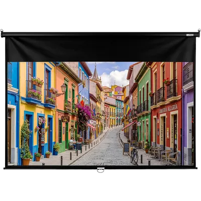 Экран проекционный Lumien LEP-100130, 100", Matte White, 16:9, настенно-потолочный