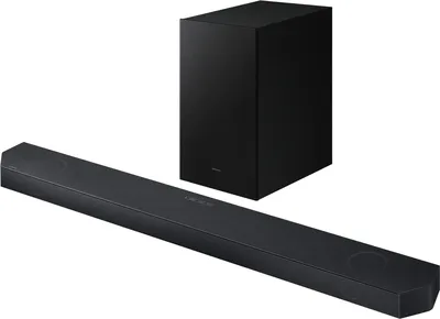 Саундбар Samsung HW-Q600H/PY, 3.1.2, 200Вт+160Вт, чёрный
