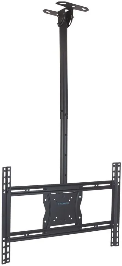 <071846> Крепление для телевизора Kromax COBRA-4 (15"-75" макс.65кг потолочный поворот и наклон) Black [25016]