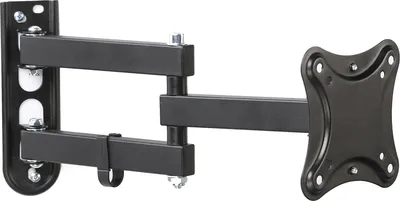 Кронштейн для ТВ Hama 118153, 10"–27", 15 кг, поворотно-выдвижной