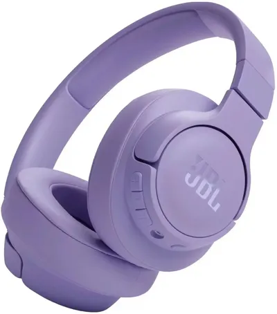 Беспроводные/проводные наушники JBL Tune 720BT фиолетовый, полноразмерные, Bluetooth + проводной, быстрая зарядка