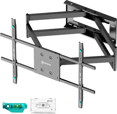 ONKRON Кронштейн для ТВ ONKRON M8L чёрный, для 42"-110", наклон 15°, поворот 90°, нагрузка до 100 кг, расстояние до стены 103-1033 мм