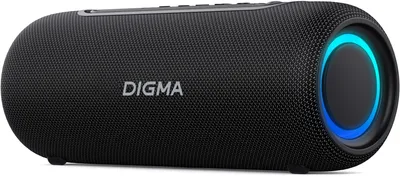 Колонка порт. Digma D-PS1524 черный 20W 2.0 BT 10м 2000mAh (PS1524B)