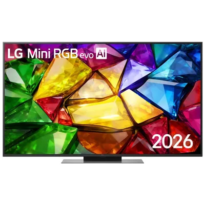 Телевизор ЖК 55'' LG/ 55", Ultra HD, MiniRGB LED, Precision Dimming Technology , Smart TV (WebOS 26), Wi-Fi 5, DVB-T2/C/S2, MR, 120Hz Native (VRR 144Hz), 2.0ch (20W), 3хHDMI, 1хUSB, 2 Pole, черный графит, 2026