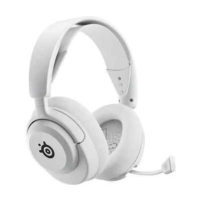 Наушники с микрофоном Steelseries Arctis Nova 5 белый накладные BT/Radio оголовье (61671)