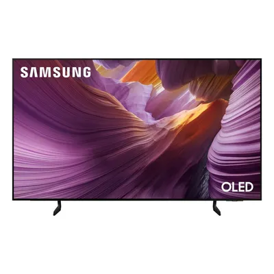 Телевизор Samsung OLED TV QE65S85FAEXRU, 65', OLED, 4K 3840x2160, 120Hz, Tizen Smart TV, 20W, Tuner (DVB-T2/C/S2, PAL,SECAM), HDMI, USB, CI+, Wi-Fi, BT, LAN, VESA 300x200, class A+, Graphite Black