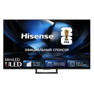 Телевизор Hisense 85U7S, 85", Mini LED, 4K, 144Гц, Smart TV