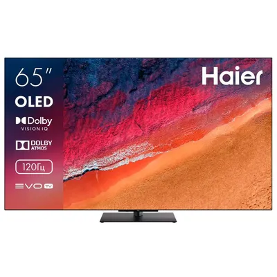 Телевизор Haier DH1VNXD00RU, OLED 65", 4K, 120 Гц, Smart TV