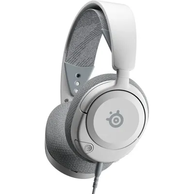 Гарнитура SteelSeries 61607, Arctis Nova 1, проводная, 3.5 мм, белая