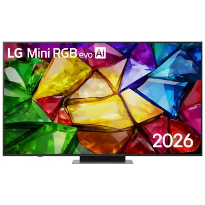 Телевизор ЖК 65” LG/ 65″, Ultra HD, MiniRGB LED, Precision Dimming Technology , Smart TV (WebOS 26), Wi-Fi 5, DVB-T2/C/S2, MR, 120Hz Native (VRR 144Hz), 2.0ch (20W), 3хHDMI, 1хUSB, 2 Pole, черный гра
