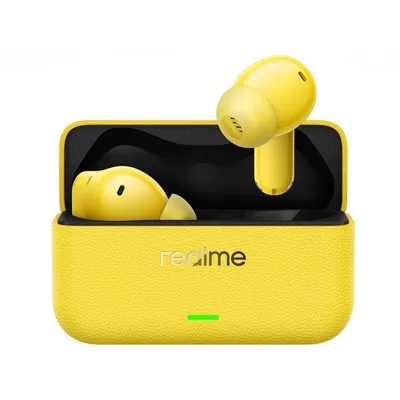 Наушники Realme Buds T500 Pro Yellow, TWS, Bluetooth 6.1, активное шумоподавление