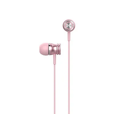 Наушники Havit E303P Pink, проводные, внутриканальные, с микрофоном