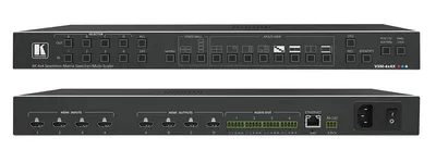 [VSM-4x4x] Матричный коммутатор 4x4 HDMI бесподрывный с масштабируемыми выходами; поддержка 4K60 4:4:4