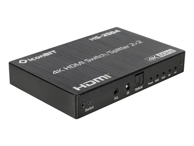 Коммутатор HDMI IconBIT HS-2504, 2×2, 4K60