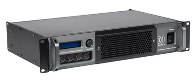 Усилитель DS Proaudio [DA4.900 DSP] мощности D класса с DSP процессором. 4х900 Вт/8 Ом, 4х1400 Вт/4 Ом, мост 2х2800/8Ом. Матрица DSP 2 вх/4 вых, 2U, 8 кг.