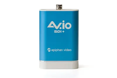 AV.io SDI+, универсальный фрейм-граббер USB 3.0. Захват 3G-SDI, HD-SDI, SD-SDI. Аудиовход 3,5 мм.